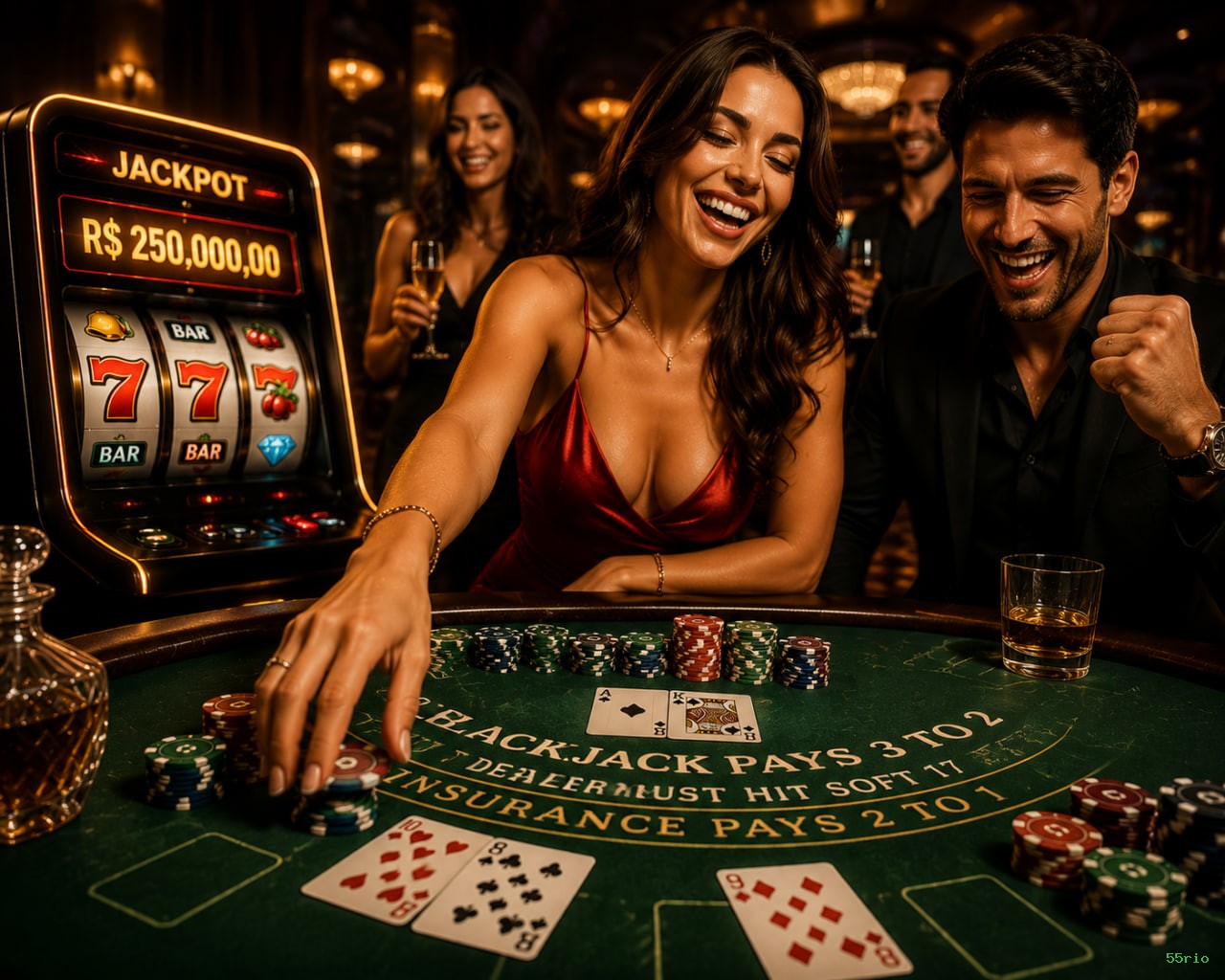 Bacará VIP com squeeze feature